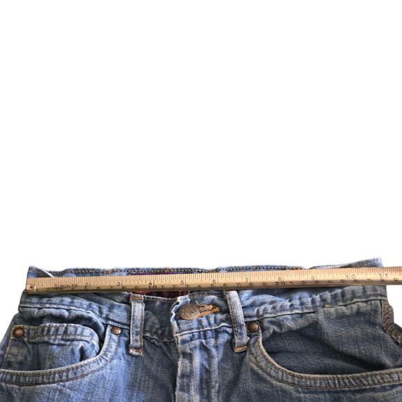Vintage Landlubber Denim Jeans 70s Retro Girls Bell Bottom Pants Size 5 Groovy - Picture 6 of 9